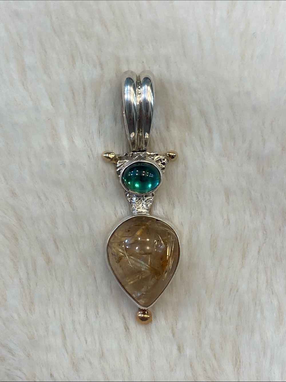 Rutilated Quartz Pendant